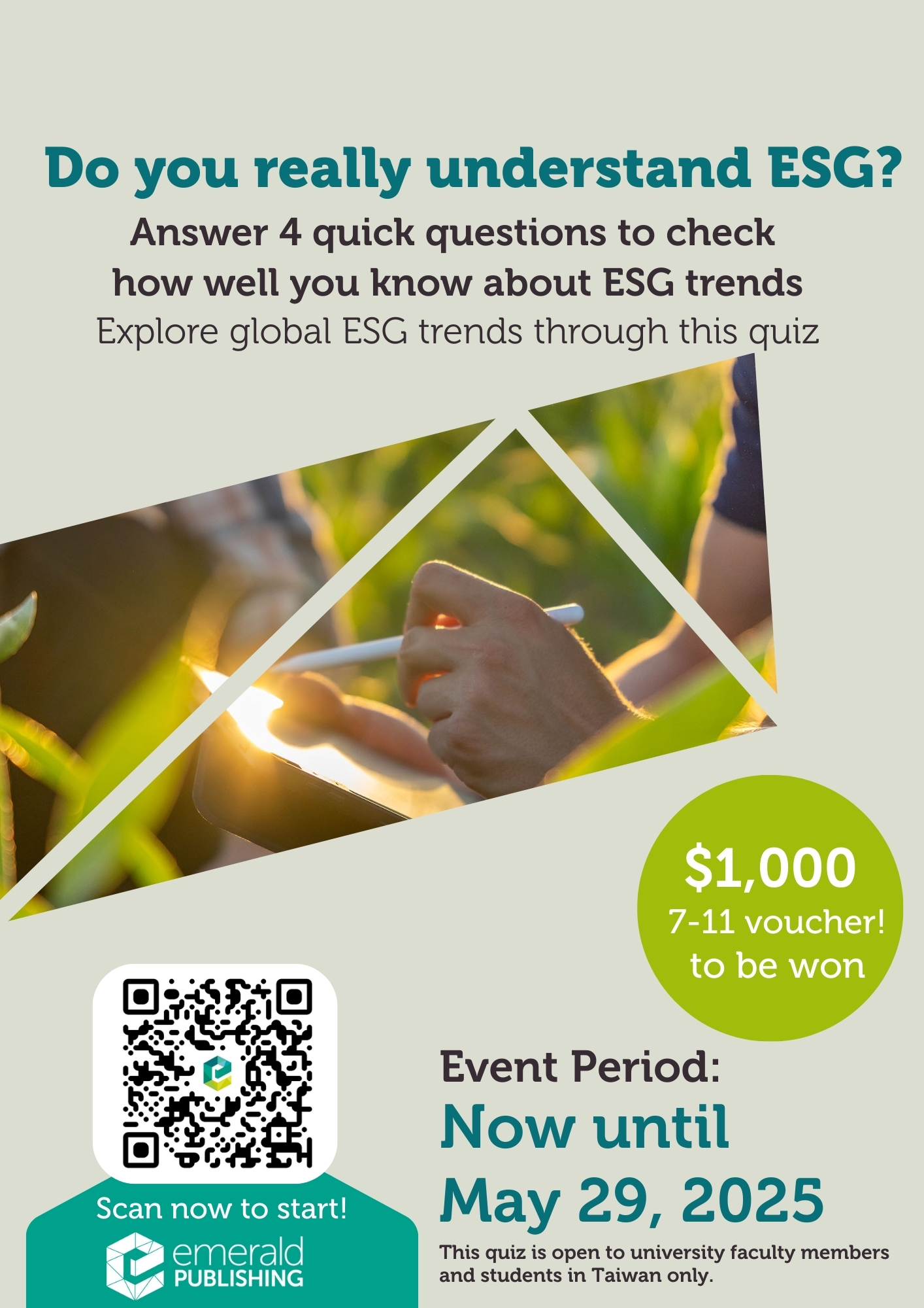  Emerald eJournal Quiz: ESG Is Everywhere—Are You in the Know?